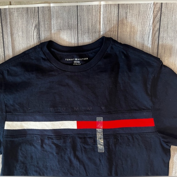 Tommy Hilfiger Blue Short Sleeve Tee mens/size L - Picture 6 of 9